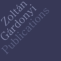 Publications Zoltan Gárdonyi